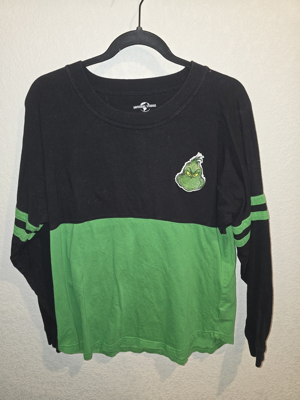 Universal Studios The Grinch Long Sleeve Spirit Jersey Shirt XS